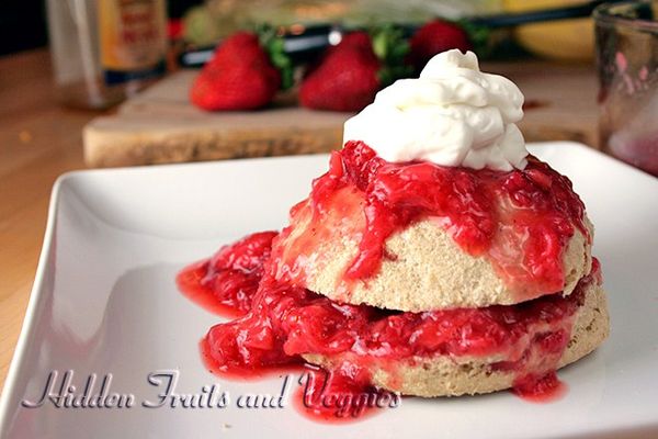 Low Fat Strawberry Shortcake