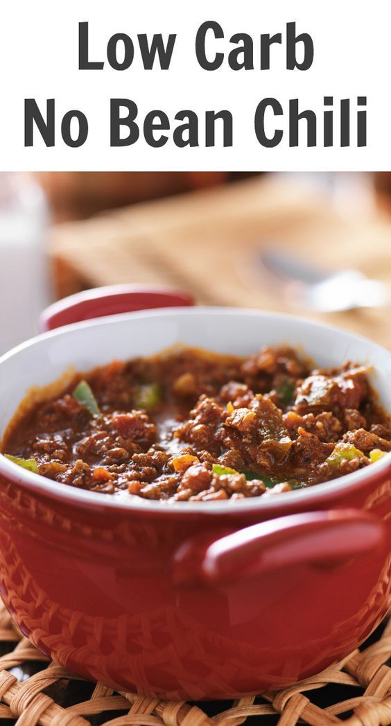 Lower Carb Chili