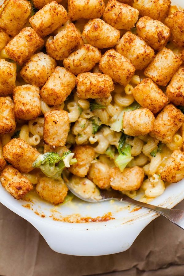 Mac and Cheese Tot Dish