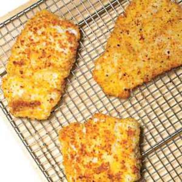 Macadamia-and-Panko-Crusted Cod with Orange-Butter Sauce