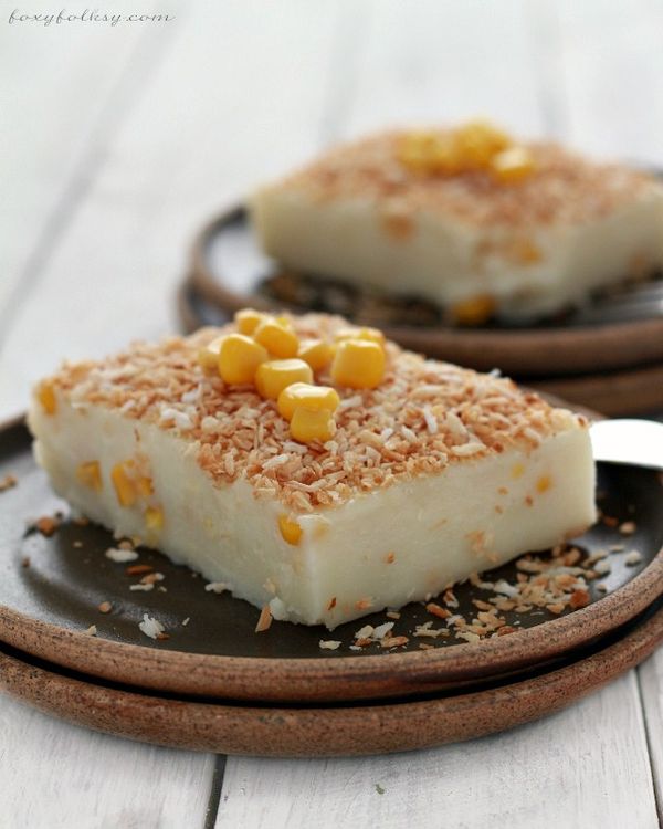 Maja Blanca (Coconut Milk Pudding with corn