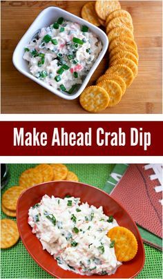 Make Ahead Cold Crab Dip