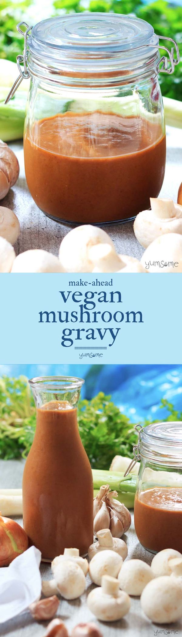 Make-Ahead Vegan Mushroom Gravy