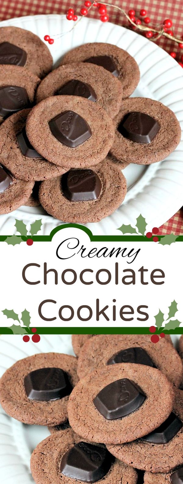 Making Dove Creamy Chocolate Cookies #DoveDark