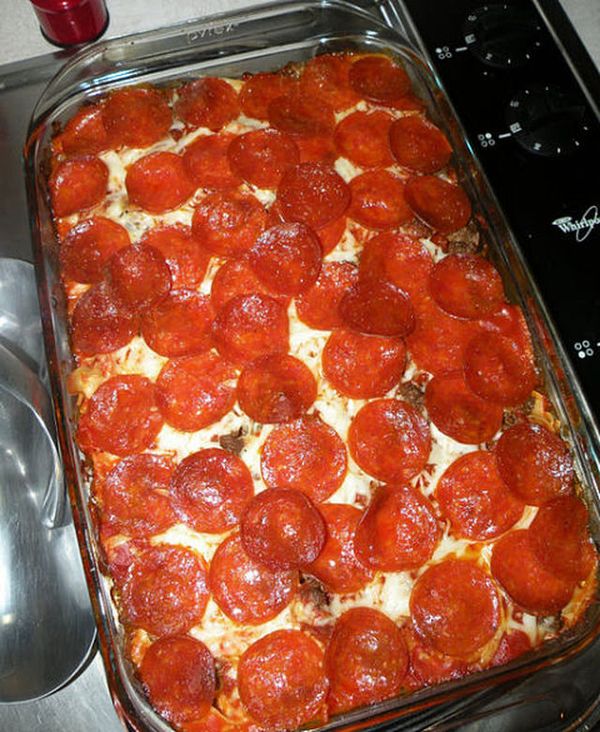 Mama's Pizza Casserole