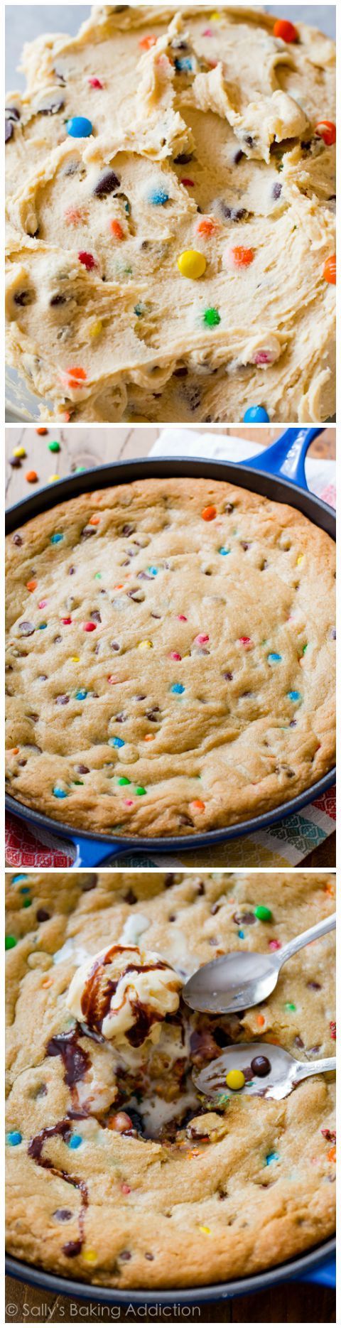 M&M'S® Chocolate Chip Skillet Cookie