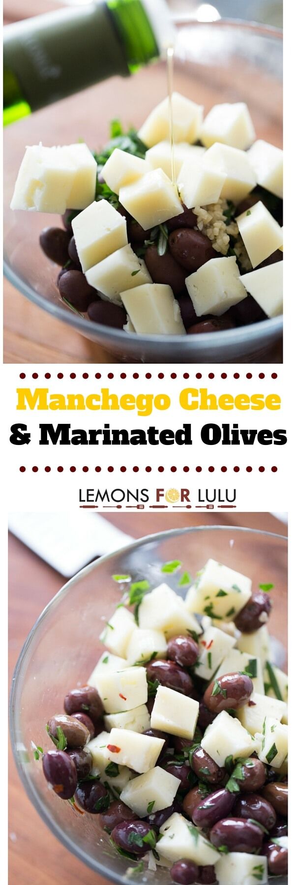 Manchego Cheese in Marinated Olives