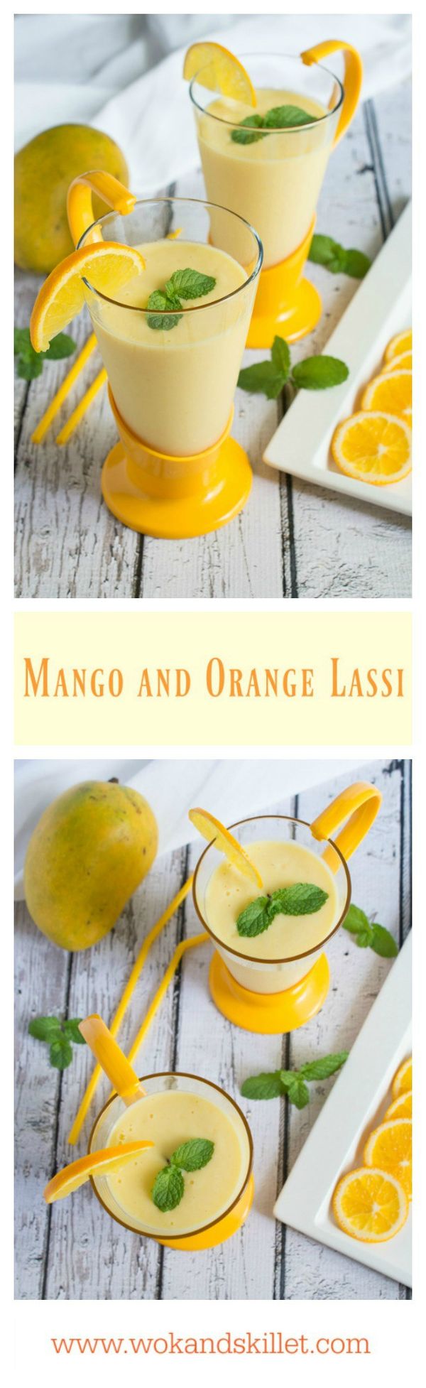 Mango and Orange Lassi