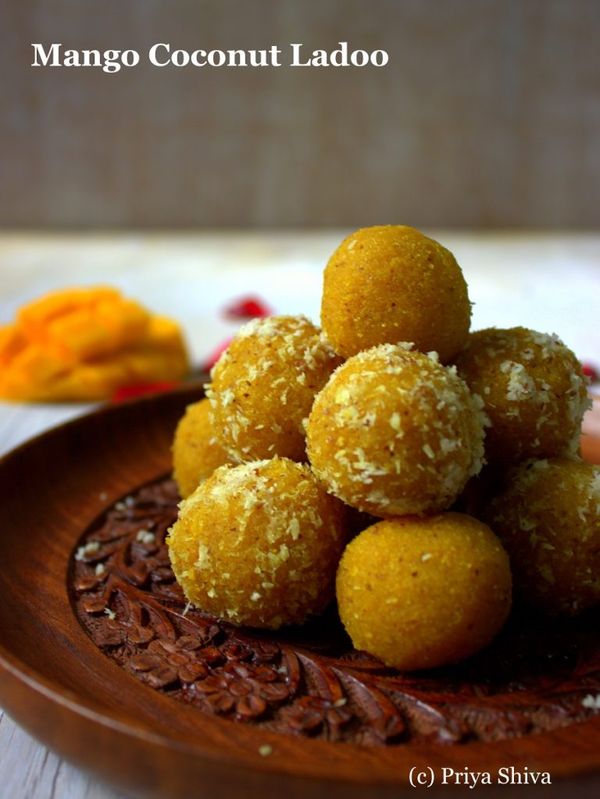 Mango Coconut Ladoo