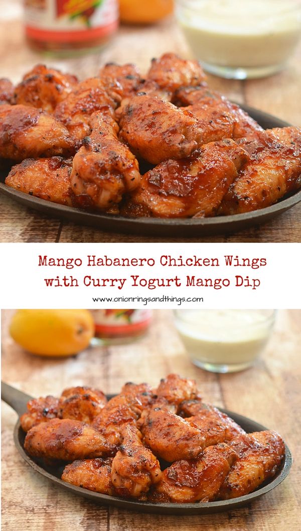 Mango Habanero Chicken Wings