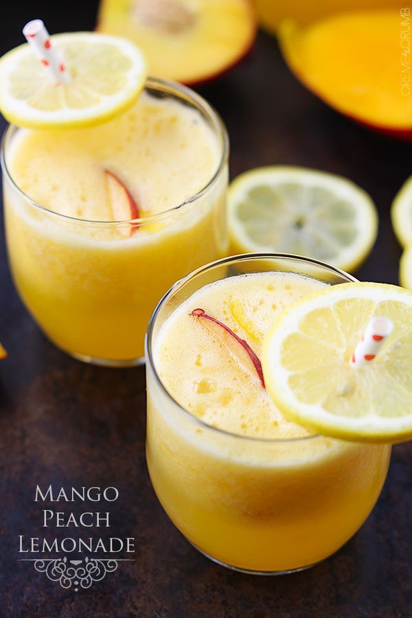 Mango Peach Lemonade