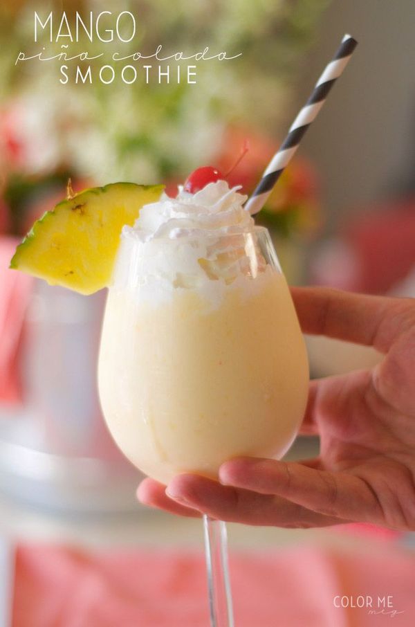 Mango pina colada smoothie