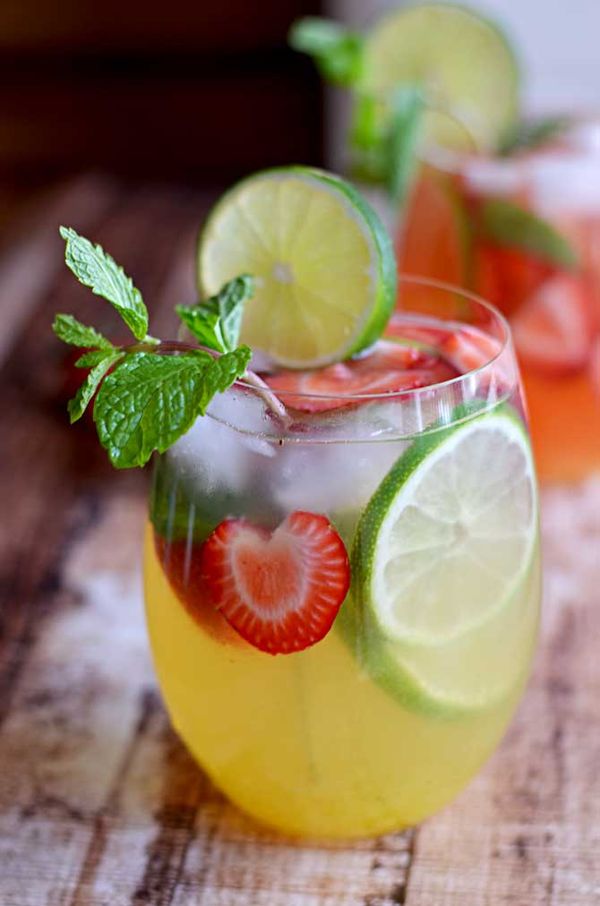 Mango Strawberry Sangria