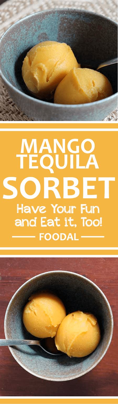 Mango Tequila Sorbet