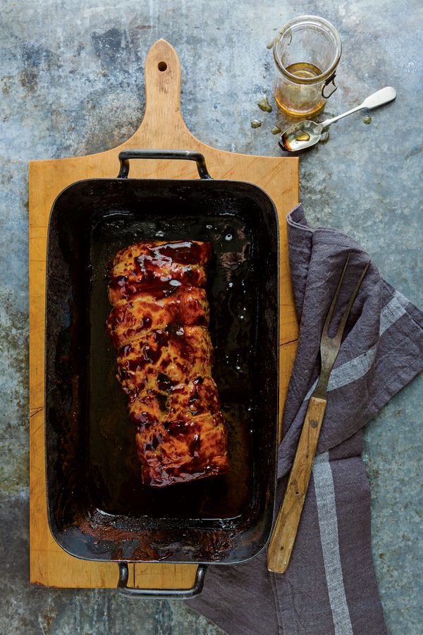 Maple & Rum-Glazed Pork Roast