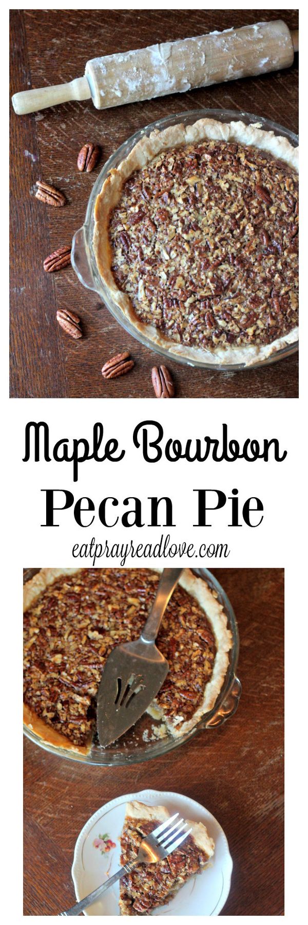 Maple Bourbon Pecan Pie