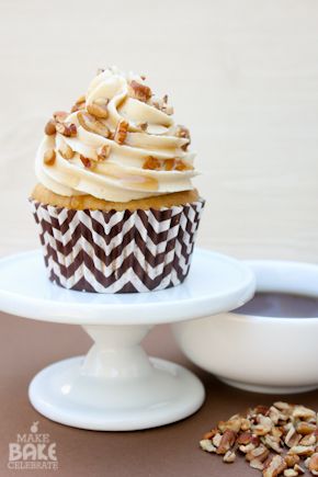 Maple Butter Pecan Cupcakes