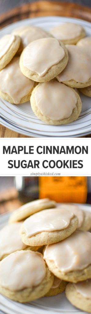 Maple Cinnamon Sugar Cookies