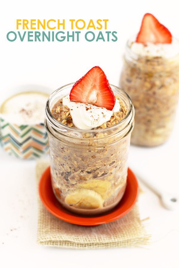 Maple French Toast Overnight Oatmeal