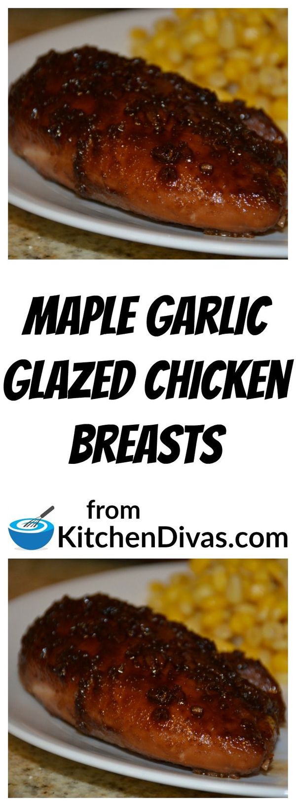 Maple Garlic Glazed Chicken Breasts