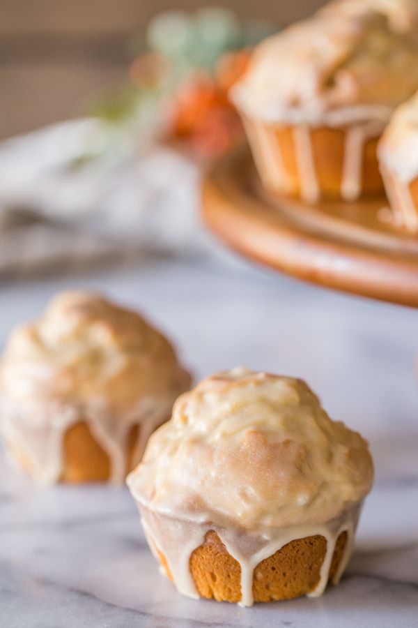 Maple Glazed Donut Muffins