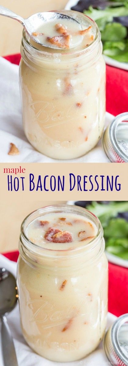 Maple Hot Bacon Dressing