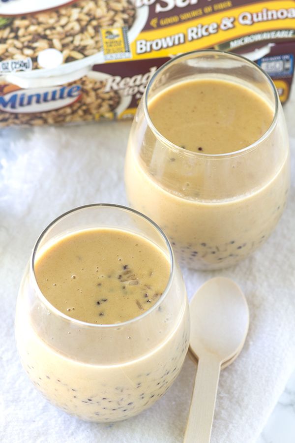 Maple Peanut Butter Quinoa Pudding