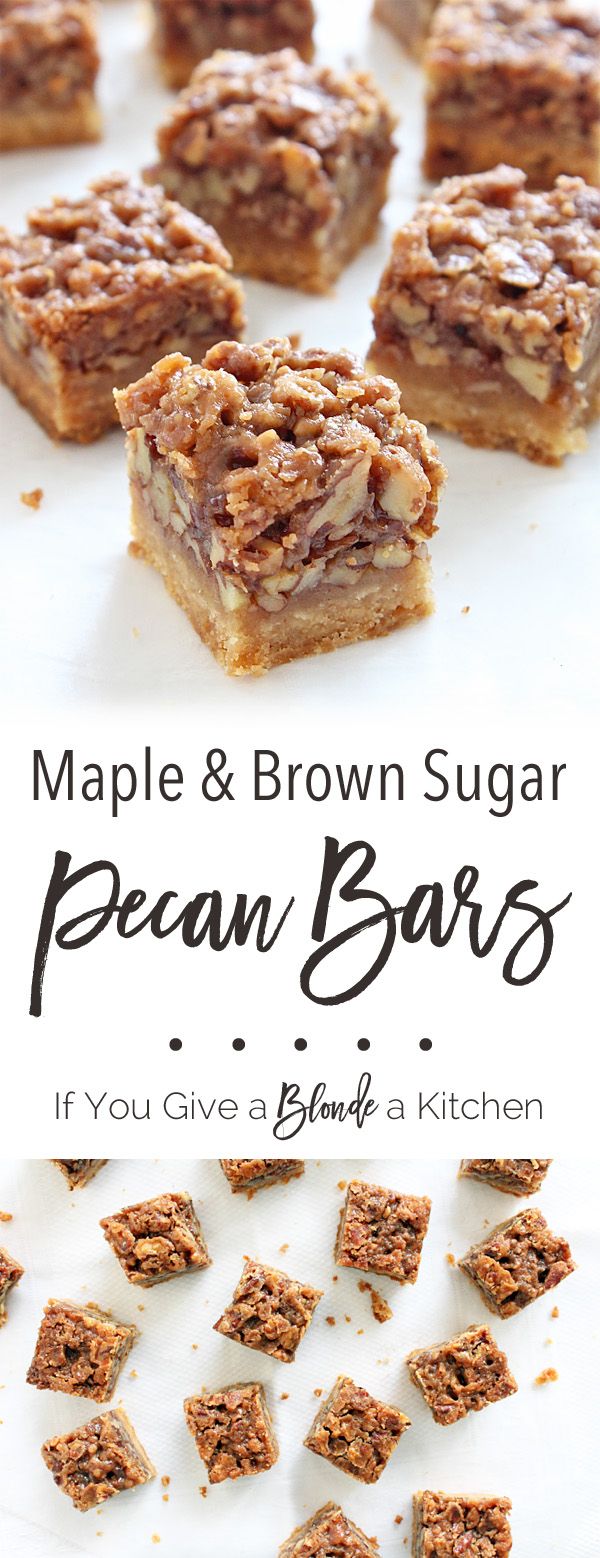 Maple Pecan Bars