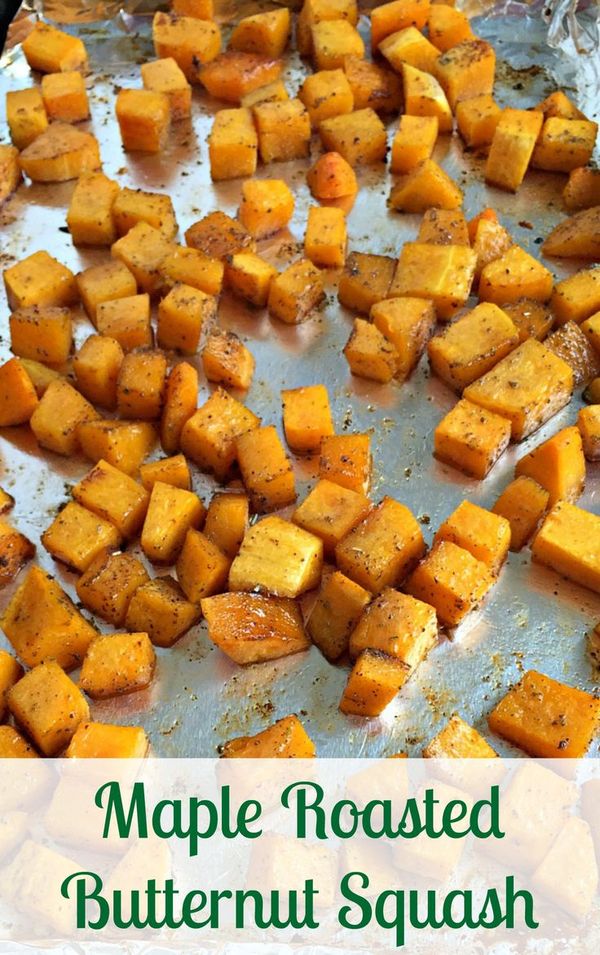 Maple Roasted Butternut Squash