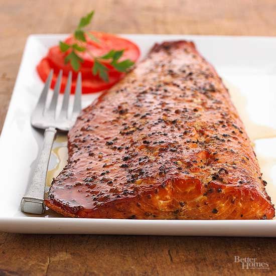 Maple-Smoked Salmon Fillets