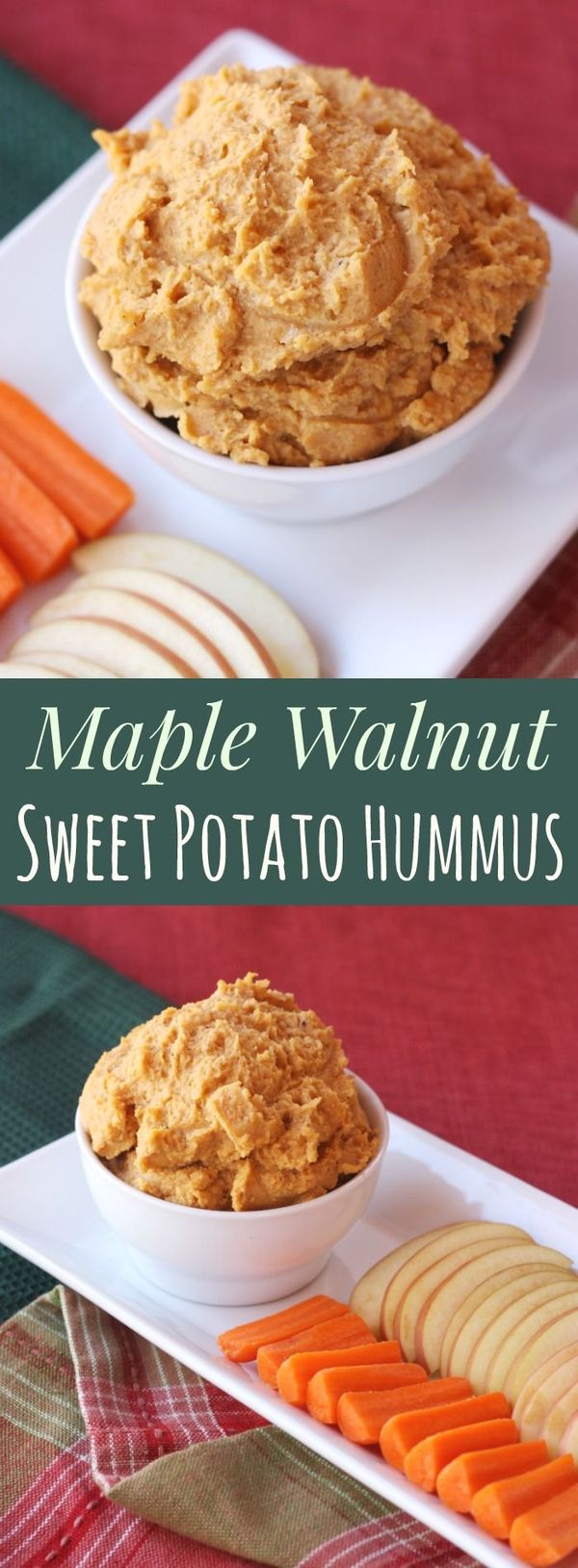 Maple Walnut Sweet Potato Hummus