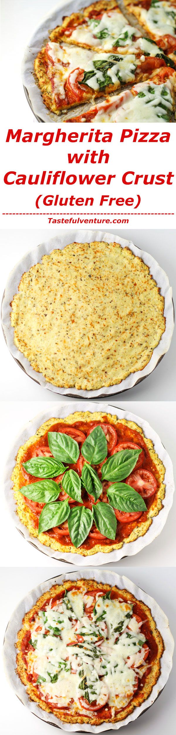 Margherita Pizza with Cauliflower crust