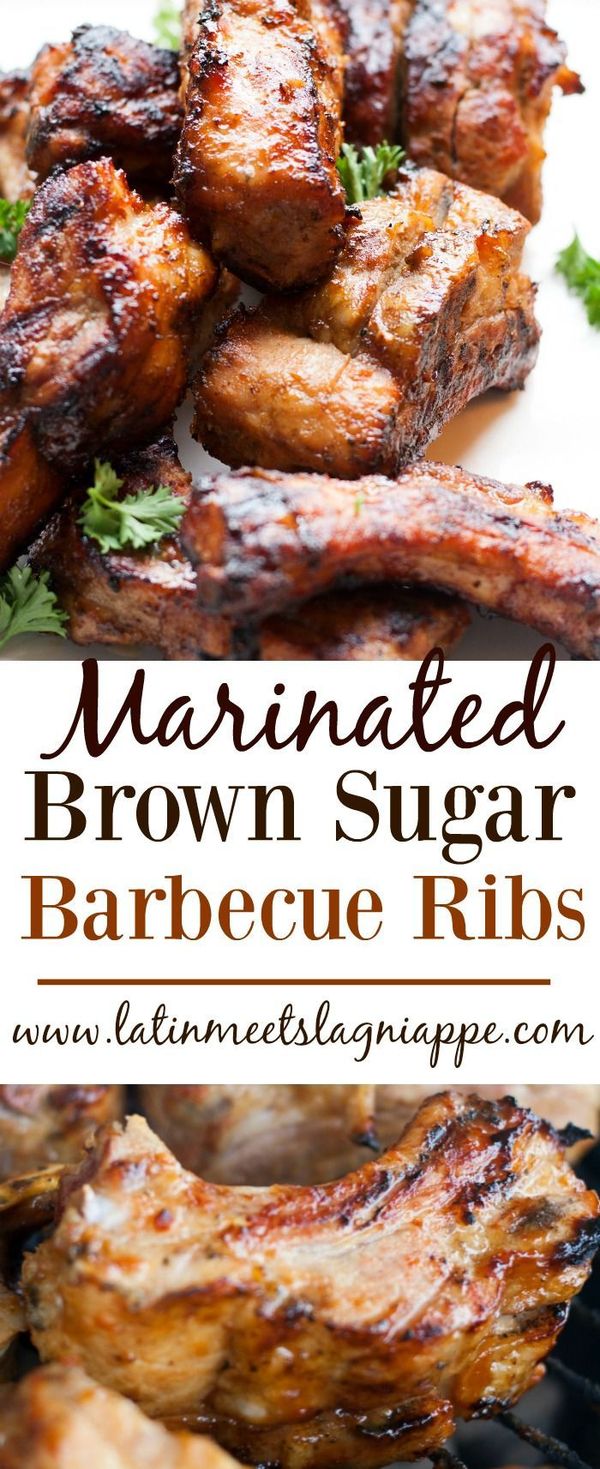 Marinated Brown Sugar Barbecue Ribs