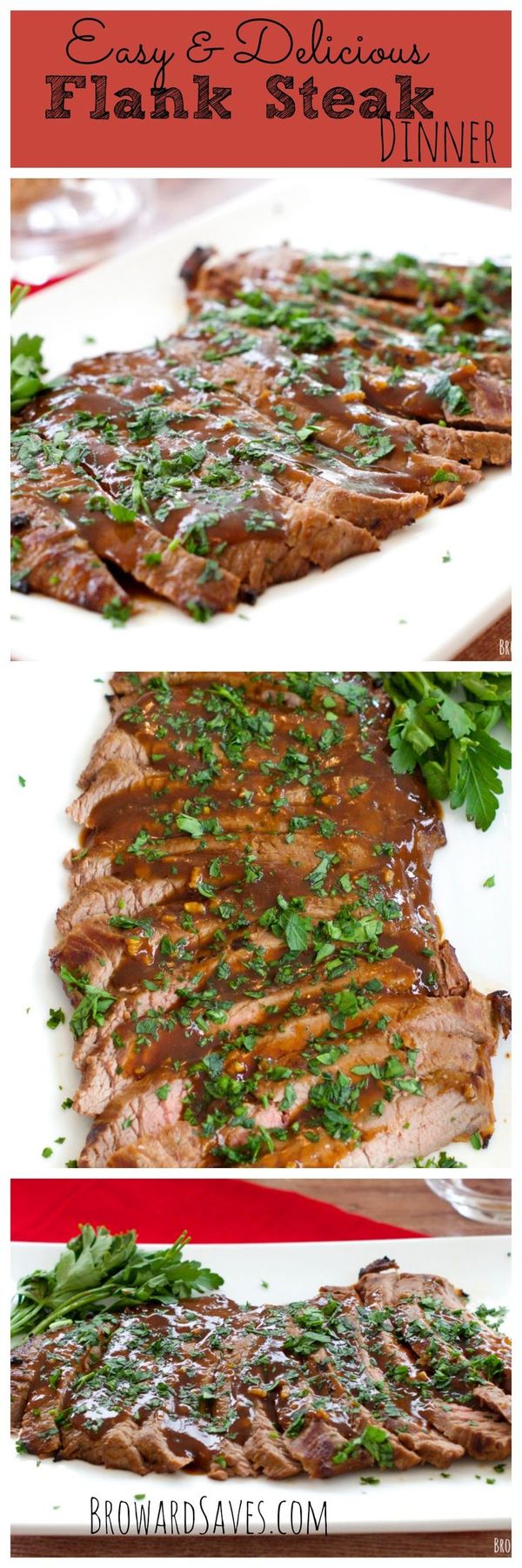 Marinated Flank Steak Dinner