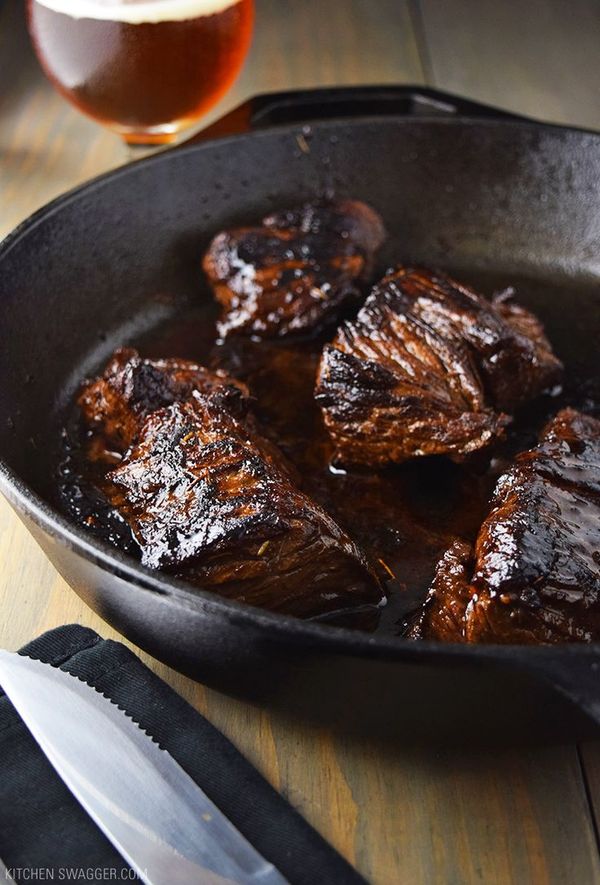 Marinated Steak Tips Recipe with Beer Teriyaki Marinade