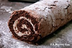 Mary's Chocolate Roulade (no flour, Great British Bake Off