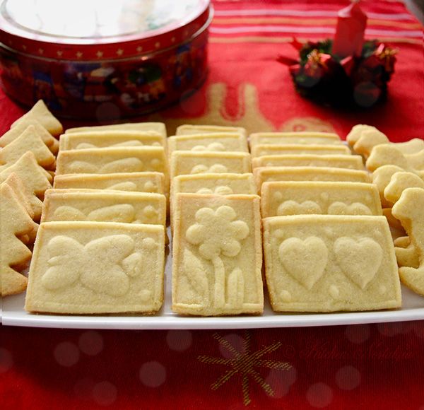 Marzipan Shortbread Cookies