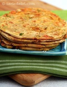 Masala Tomato Onion Paratha