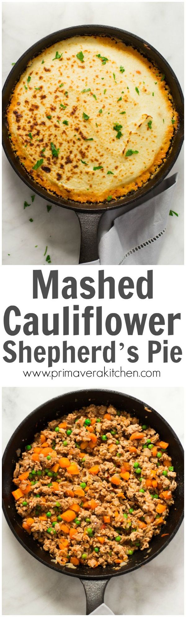 Mashed Cauliflower Shepherd’s Pie