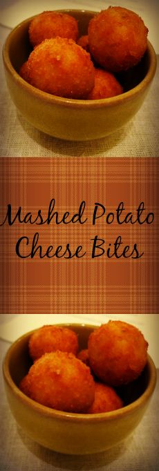 Mashed Potato Cheese Bites