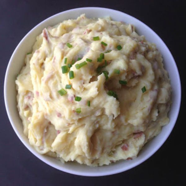 Mashed Red Potatoes with Cream Cheese