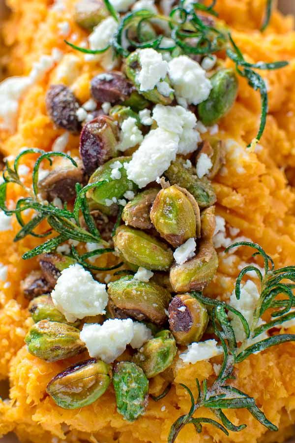 Mashed Yams with Feta