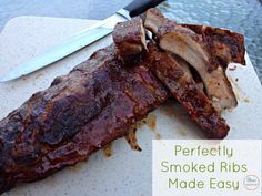 Masterbuilt Smoker Recipes: Redneck Ribs