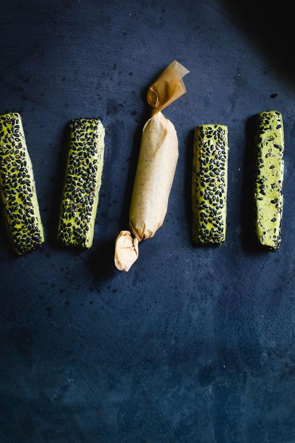 Matcha Black Sesame Nougat Chews