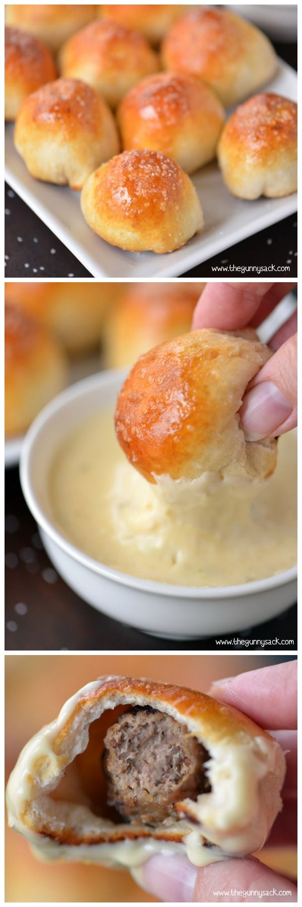 Meatball Pretzel Bites