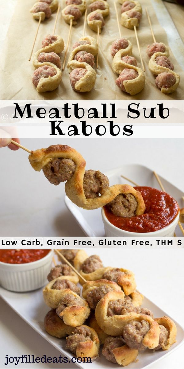 Meatball Sub Kabobs – Low Carb, THM, Grain Free