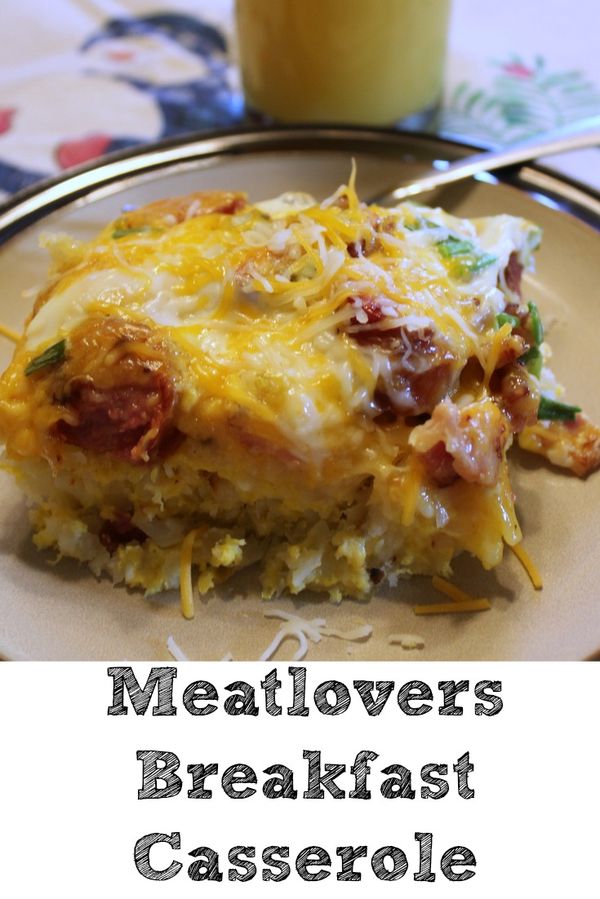 Meatlovers Breakfast Casserole