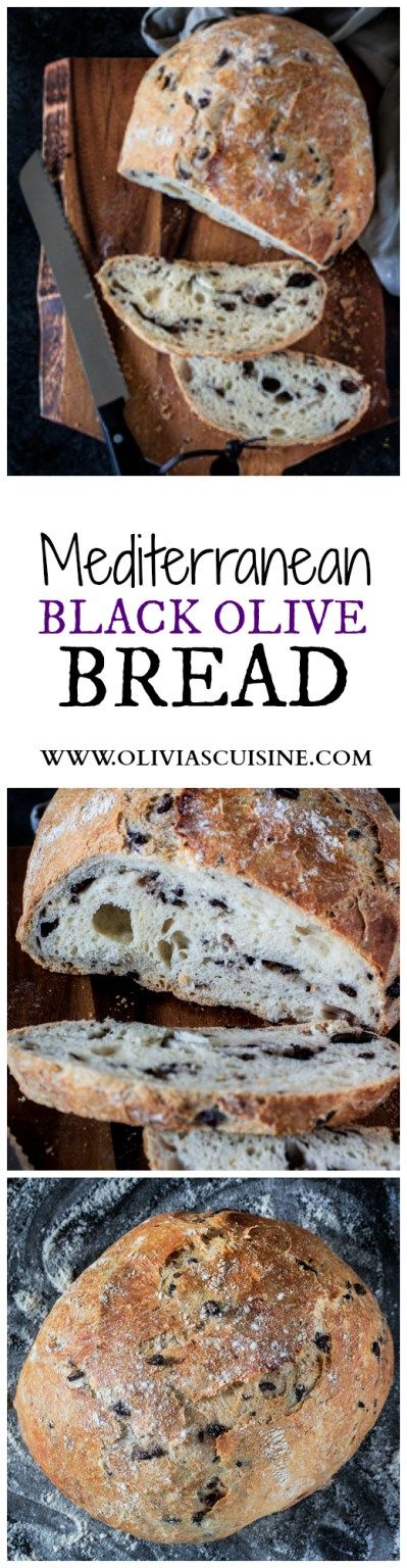 Mediterranean Black Olive Bread