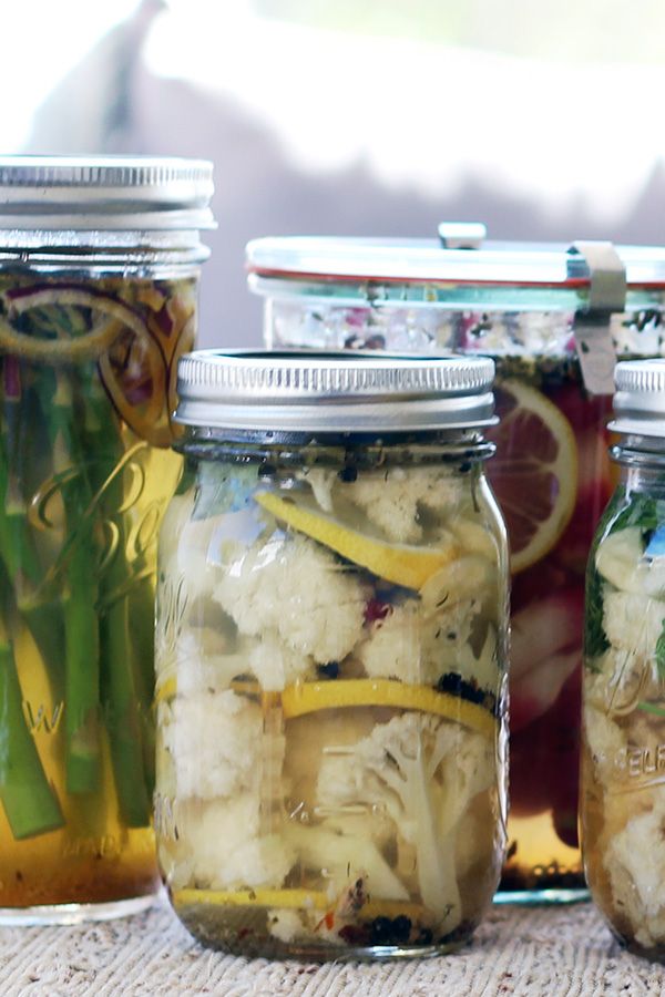 Mediterranean Cauliflower Pickles