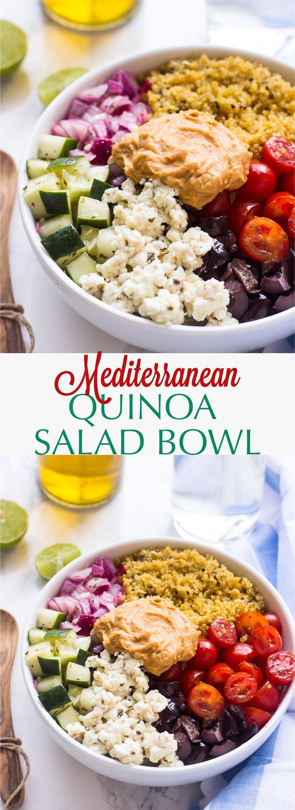 Mediterranean Quinoa Salad Bowl